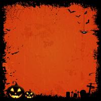 Grunge halloween background  vector
