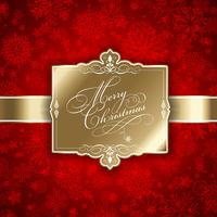 Christmas label background  vector