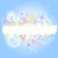 Grunge Floral background vector