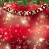 Happy new year background  vector