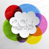 Happy new year background vector