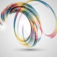 Abstract swirl background vector