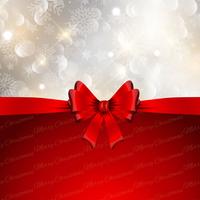 Christmas bow background vector