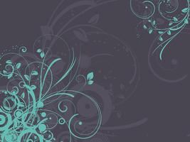 Floral abstract vector