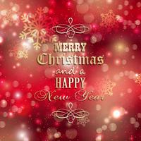 Christmas and new year background vector