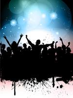 Grunge Party background vector