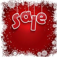 Christmas sale background  vector