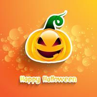 Halloween pumpkin background  vector