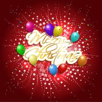 Merry Christmas background vector