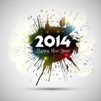 Grunge New Year background vector