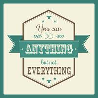 Ispirational quote background vector