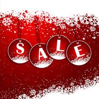 Christmas Sale background vector