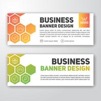 Modern corporate banner background design vector