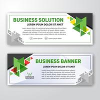 Modern corporate banner background design vector