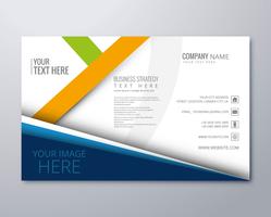 Creative business brochure template vector design