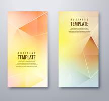 Modern colorful geometric banners set vector