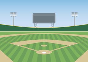 Baseball Park Vector Illustration