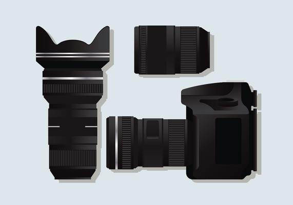 Realistic DSLR Camera