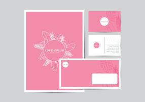 Floral Corporate Identity vector