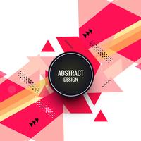 Abstract colorful triangular shape background vector