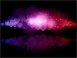 Hearts background vector