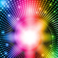 Rainbow abstract lights vector