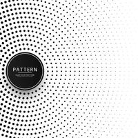 Circular halftone pattern background vector