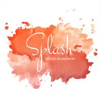 Abstract colorful watercolor splash background vector