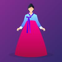 Personajes de Lady usando Hanbok
