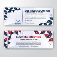 Modern corporate banner background design vector