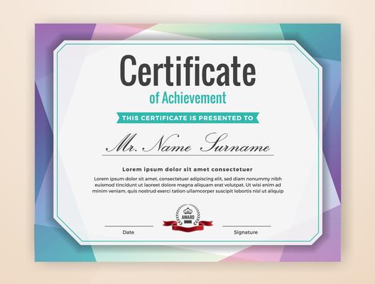 Multipurpose Professional Certificate Template Design