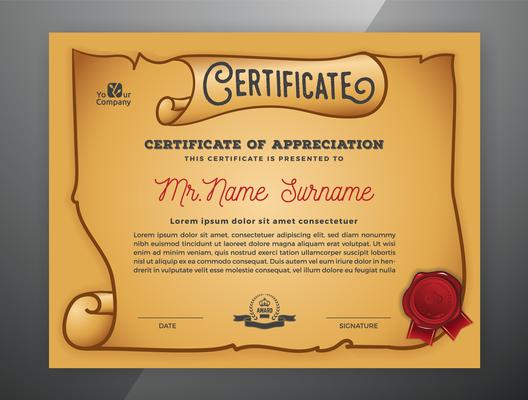 Multipurpose Professional Certificate Template Design