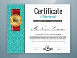 Multipurpose Professional Certificate Template Design vector