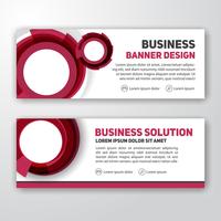 Modern corporate banner background design vector