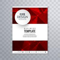 Abstract polygon business brochure template vector