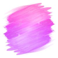 Abstract hand draw stroke pink watercolor design vector