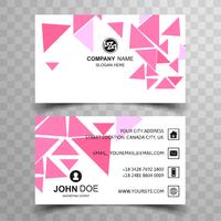 Elegant business card template design vector