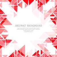 Elegant red polygonal background vector