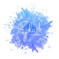 Modern watercolor splash background vector