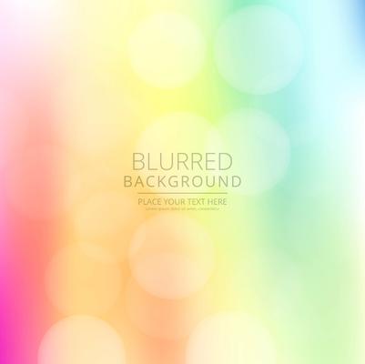 Elegant colorful blurred background