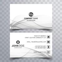 Abstract business card elegant wave background vector