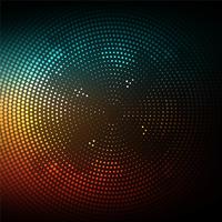 Abstract colorful circular halftone background vector