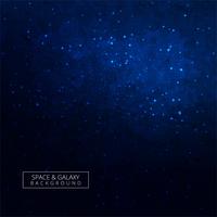 Modern blue galaxy background vector