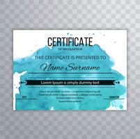 Abstract certificate template background vector