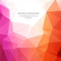 Abstract colorful polygon background illustration vector