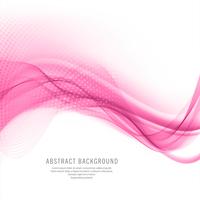 Abstract elegant pink wave stylish background vector