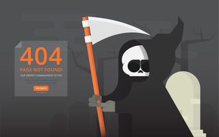 404 page error with funny figure. vector