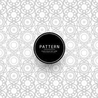 Modern floral pattern background vector