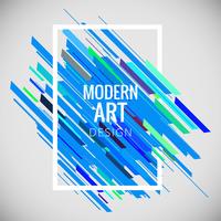 Fondo abstracto colorido arte moderno vector