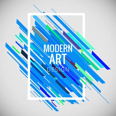 Abstract colorful modern art background